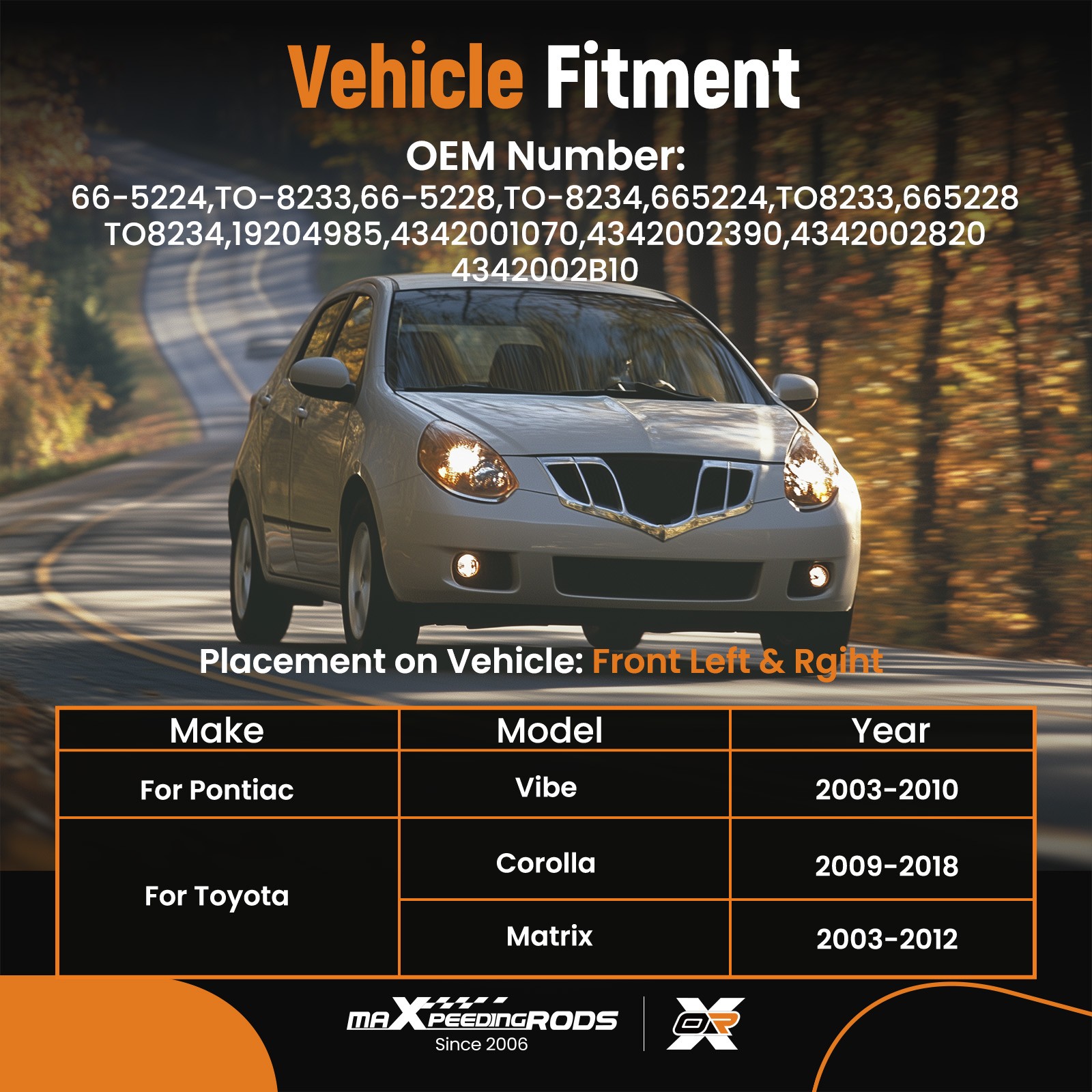 Front Pair CV Axle Assembly For Toyota Corolla 1.8L 2009 2010 11 2012 2013-2018