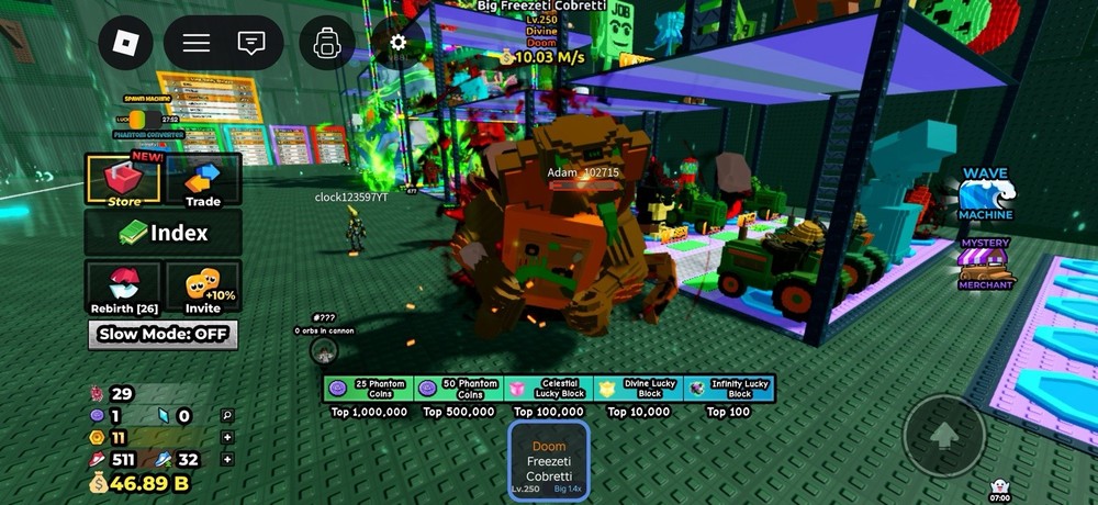 Escape Tsunami for Brainrot items