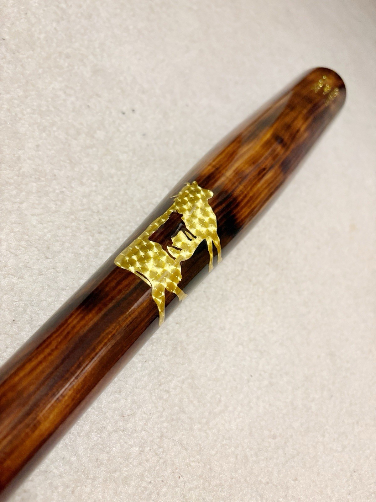 Hybrid Handle Maple Wood Baseball Bat 33in 30.5oz. Full Tapered Flame Treated