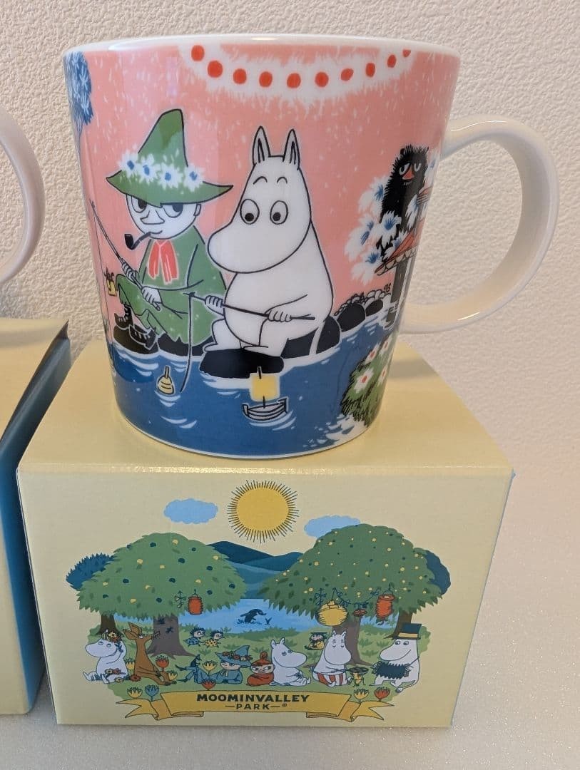 Set of 2 Moomin Arabia Mug 2026 SIMPLE JOY Moominvalley Park Limited Edition