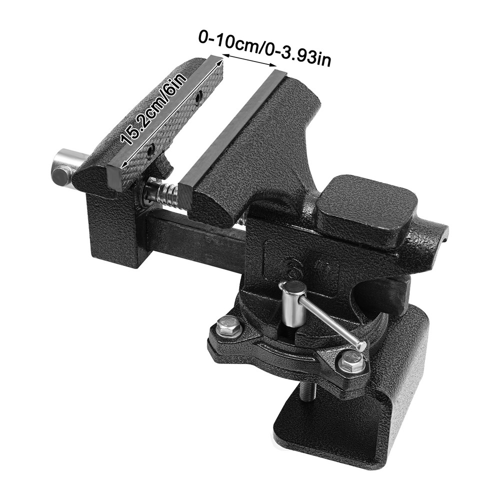 Heavy Duty Bench Vise Workbench Multi-Purpose Rotation Table Vise Table Mount