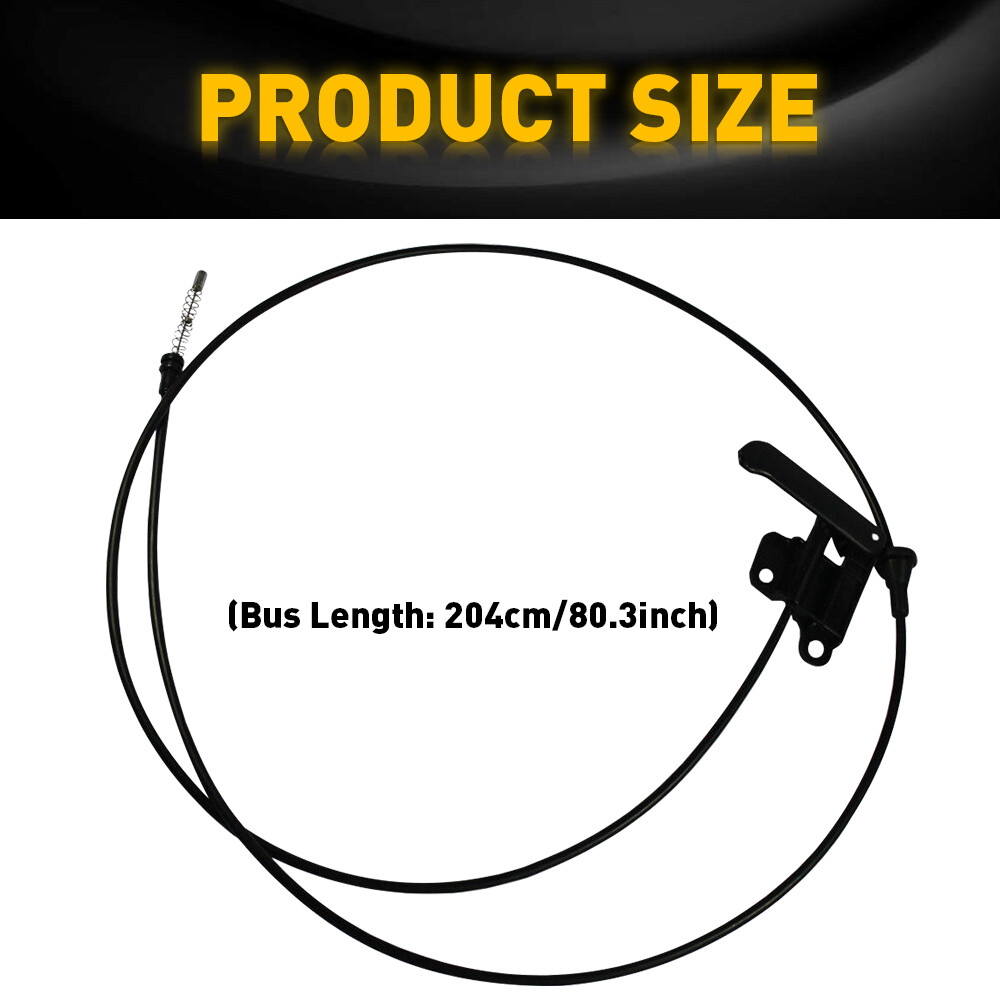 Hood Latch Release Pull Handle Cable Lever For 1995-2001 Chevy Blazer S10 Truck