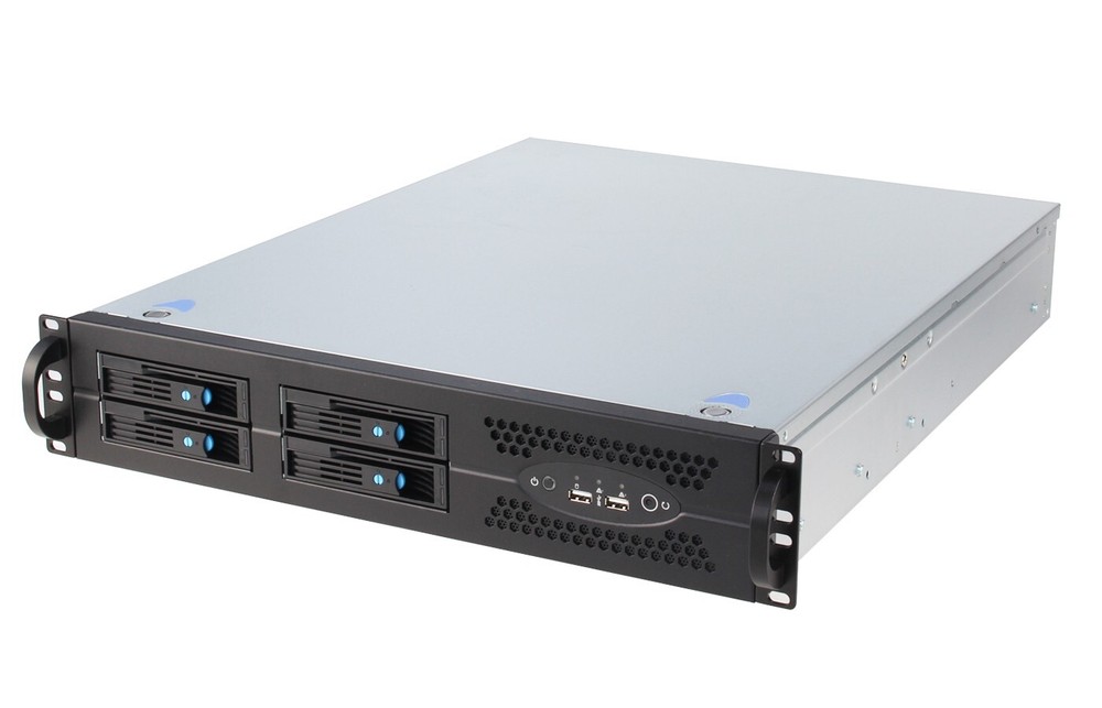 2U Computer Case 4 Bay Server Chasis ATX Computer Case Empty server chassis