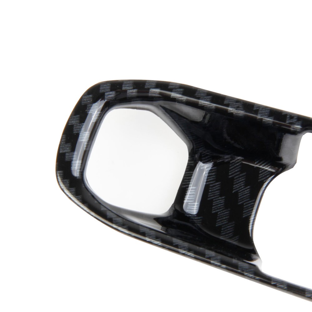 Carbon Style Central Control Gear Shift Panel Trim For Chevrolet Corvette C8