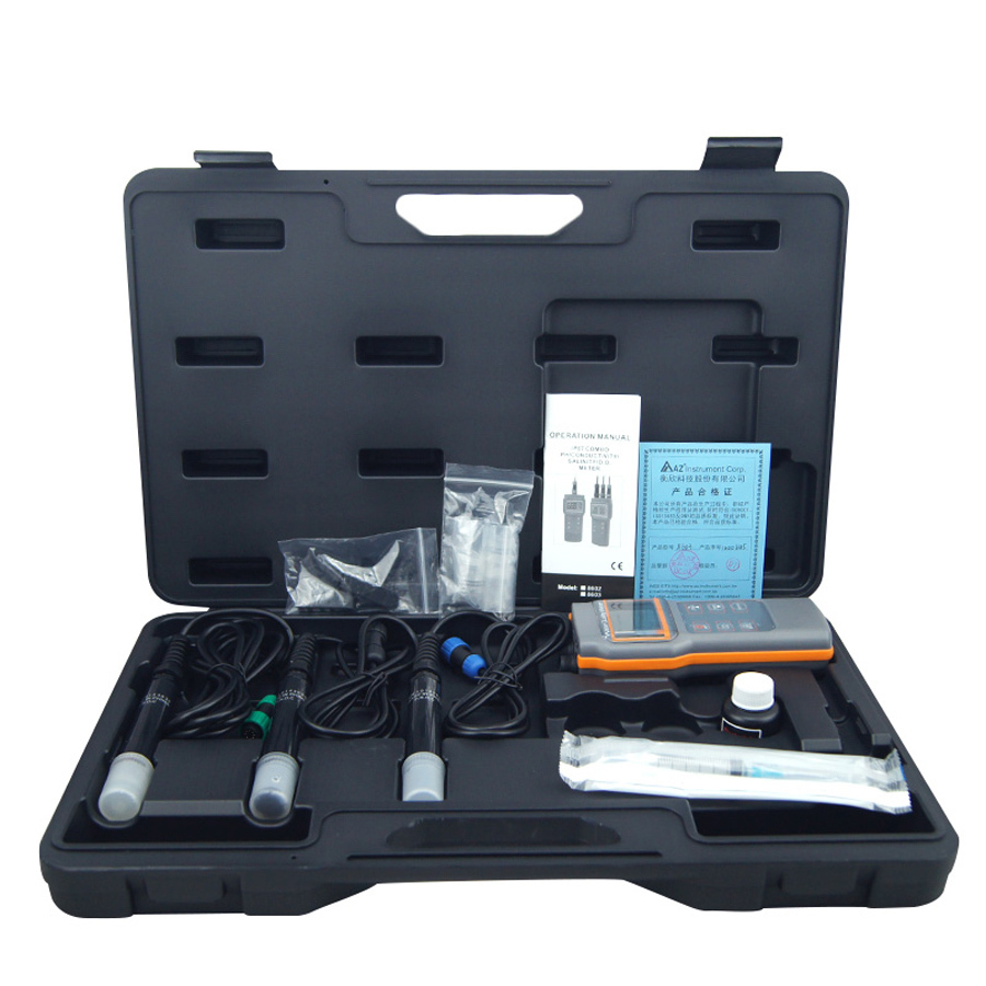 86031 AZ Water Quality meter PH Conductivity SalinityDissolvedoxygenTemperate✦Kd