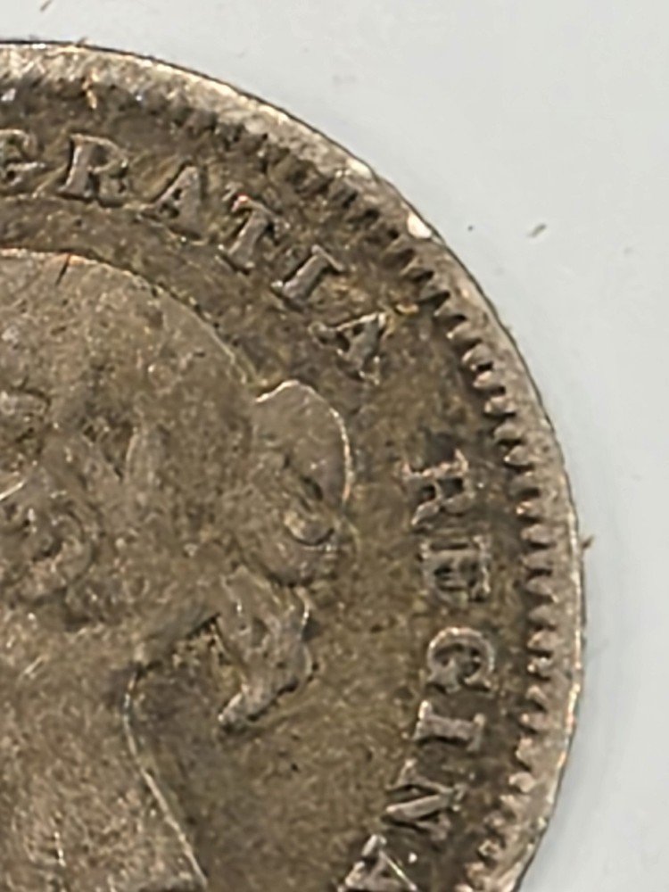 1887 Canada 5 c Silver Coin