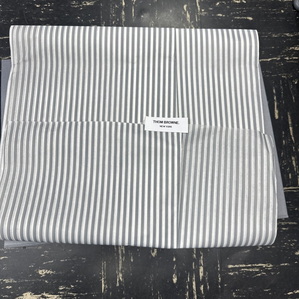Authentic Thom Browne Gift Wrapping Paper  Gray Storage Box