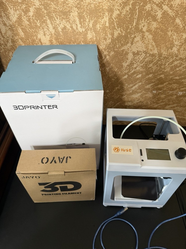 IC Station 3D Printer with 3D Printing Filament and Original Packaging Box