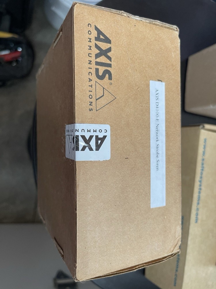 Axis D4100-E Network Strobe Siren – New - I never physically installed it