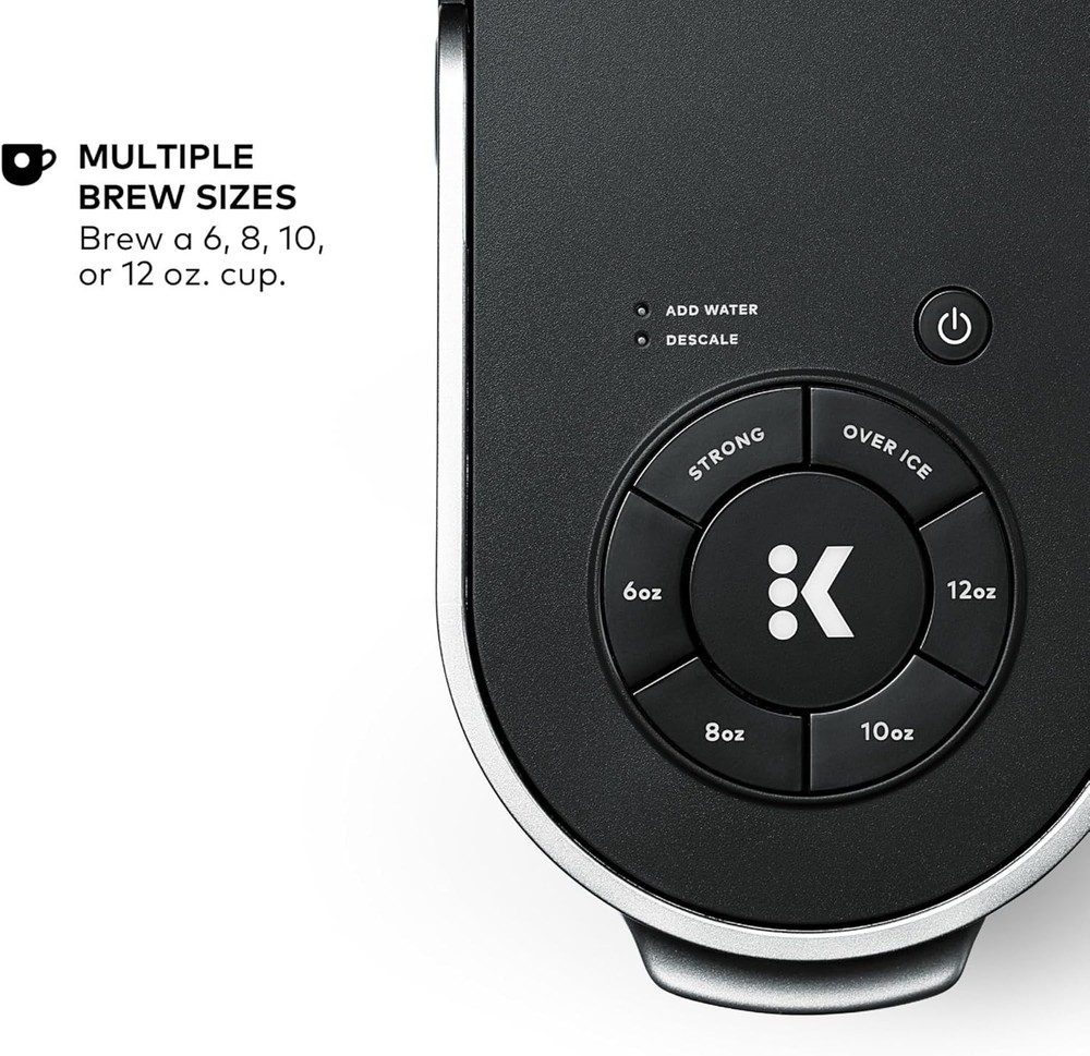 K-Supreme Single Serve K-Cup Pod Coffee Maker, MultiStream Technology, 4 Brew...
