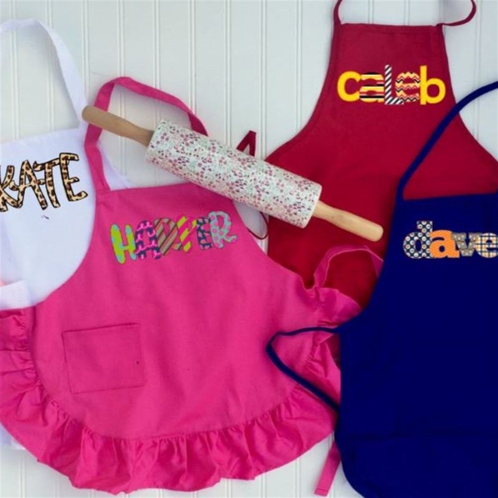 Alphabet Soup Personalized Apron