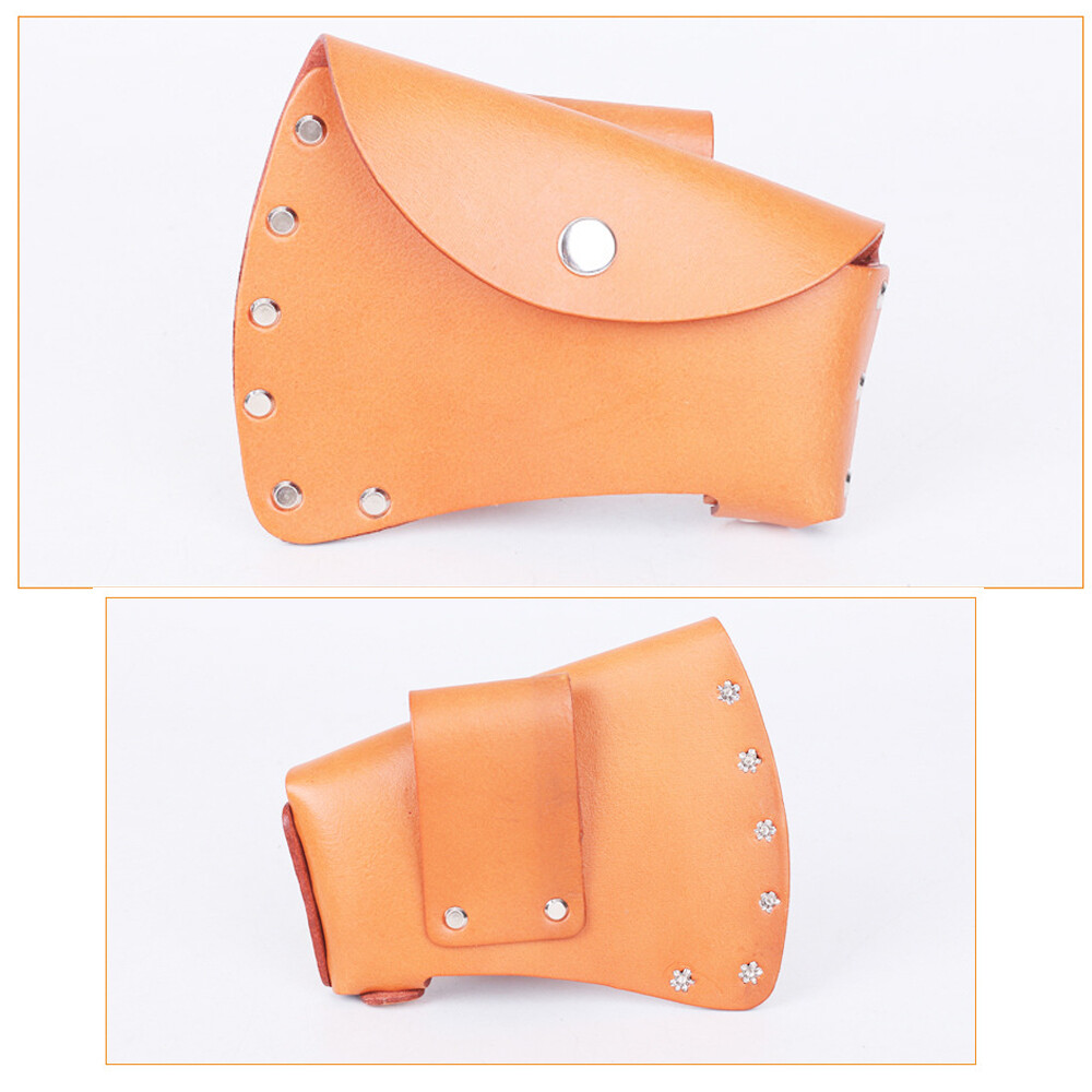 PU Leather Axe Blade Cover Sheath Head Holster Hatchet Protector Protetive Case