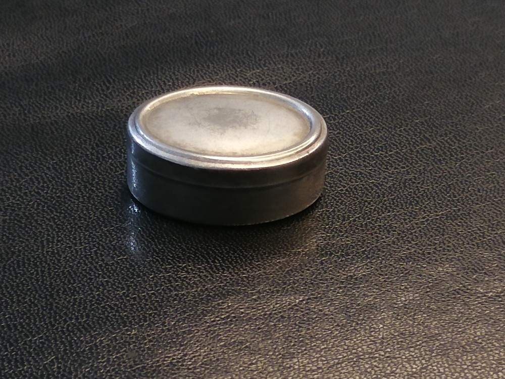 Vintage Silver 800 Pill Case Box - Simple Decorative Pattern, 7.88g