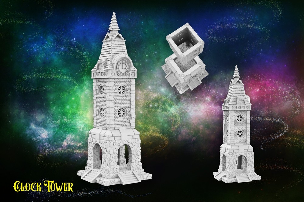 Fantasy: Clock Tower - DND Malifaux AOS (28mm Scale)