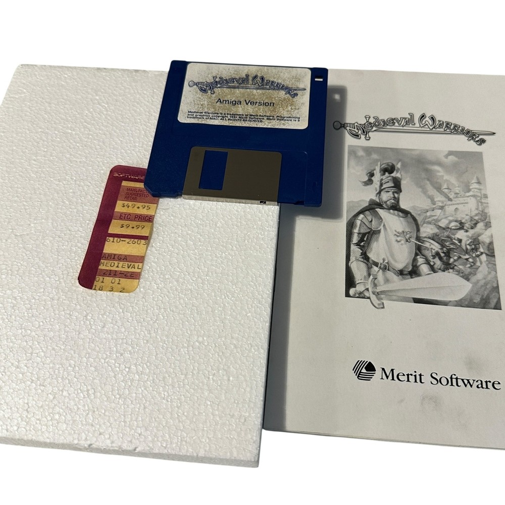 Medieval Warriors - Commodore Amiga Big Box Software / Game