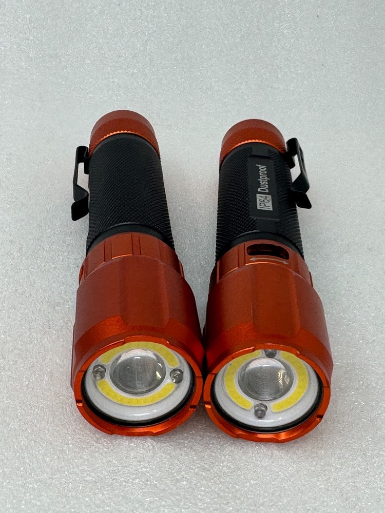 [2-PACK] KLEIN TOOLS [56413] RECHARGEABLE 2-COLOR LED FLASHLIGHT