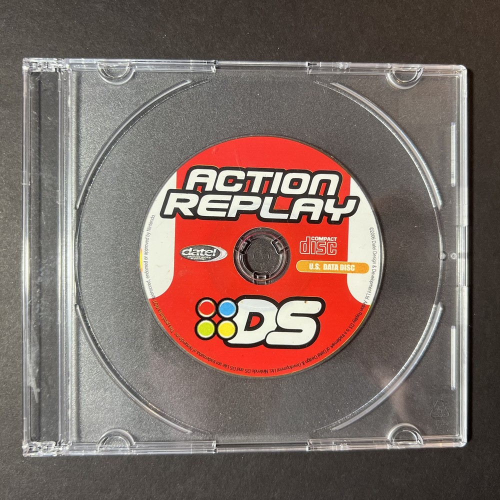 Action Replay DS PC Software CD Disc Only Tested