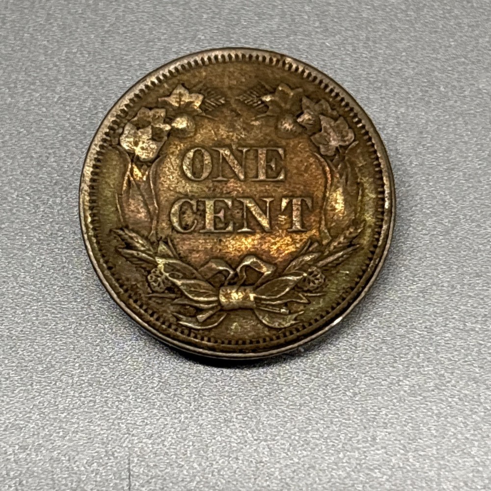 1858 Small Letters Flying Eagle Cent Penny XF+ E120 AWPY