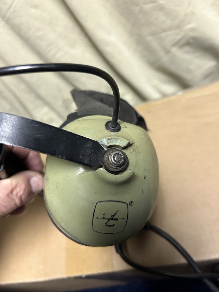 DAVID CLARK MODEL H6240-07 Aviation Pilot Head Headset Untested