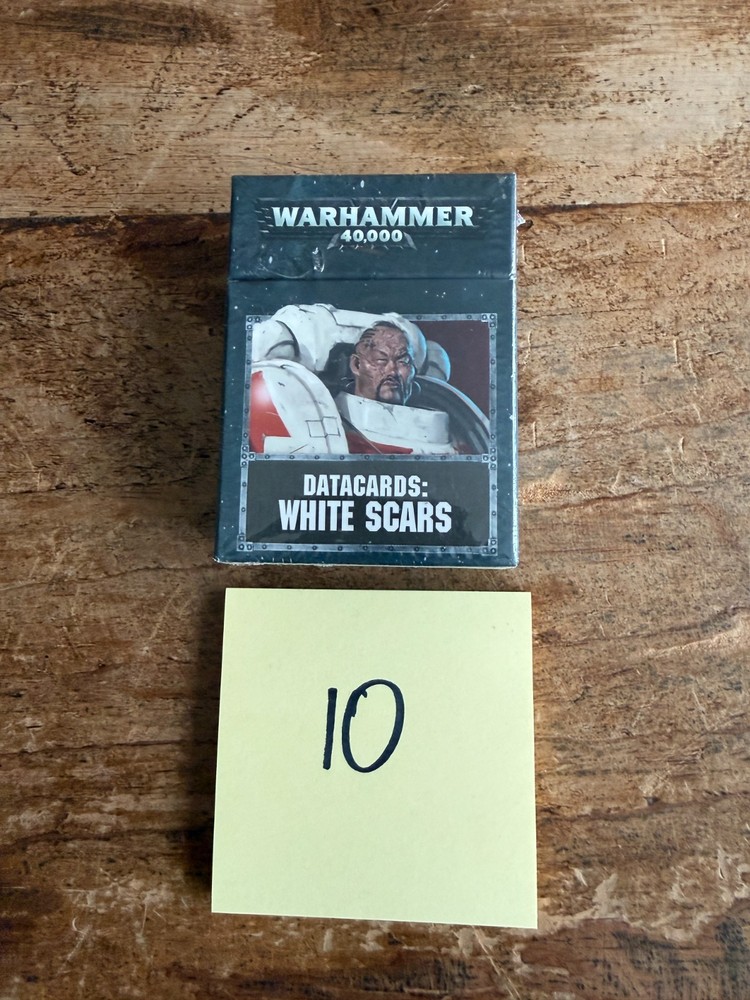 Codex Supplement White Scars - Warhammer 40K Sealed Cards 10
