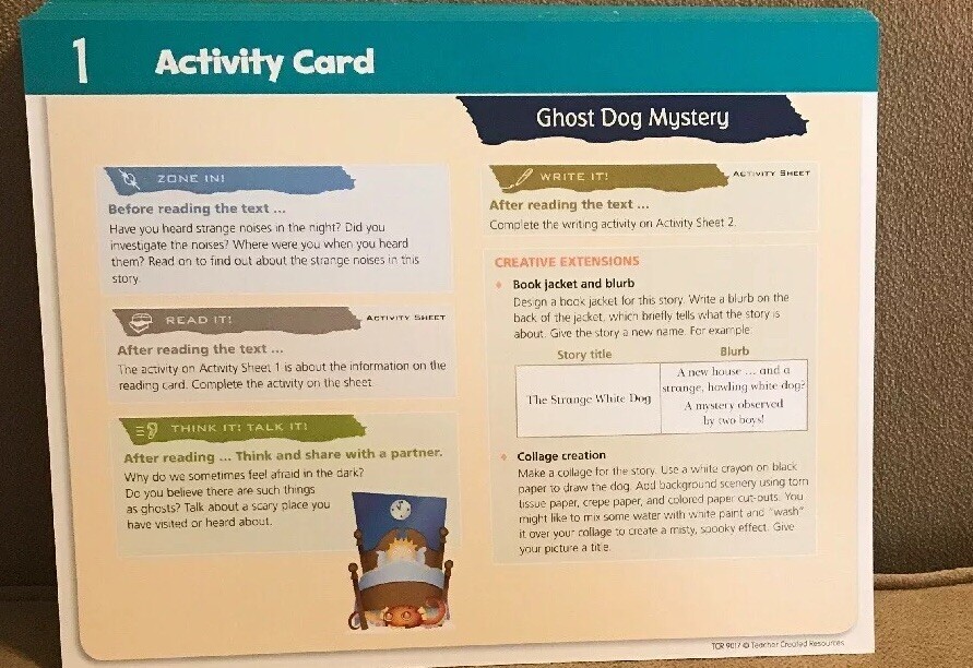 Teacher Created Resources Grade 5-6 Reading Comprehension & Writing Response
