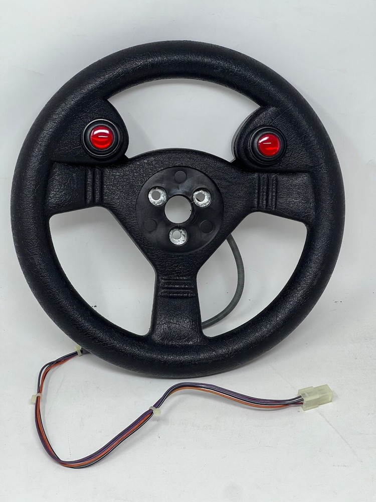 NOS Arcade steering wheel with 2 thumb buttons