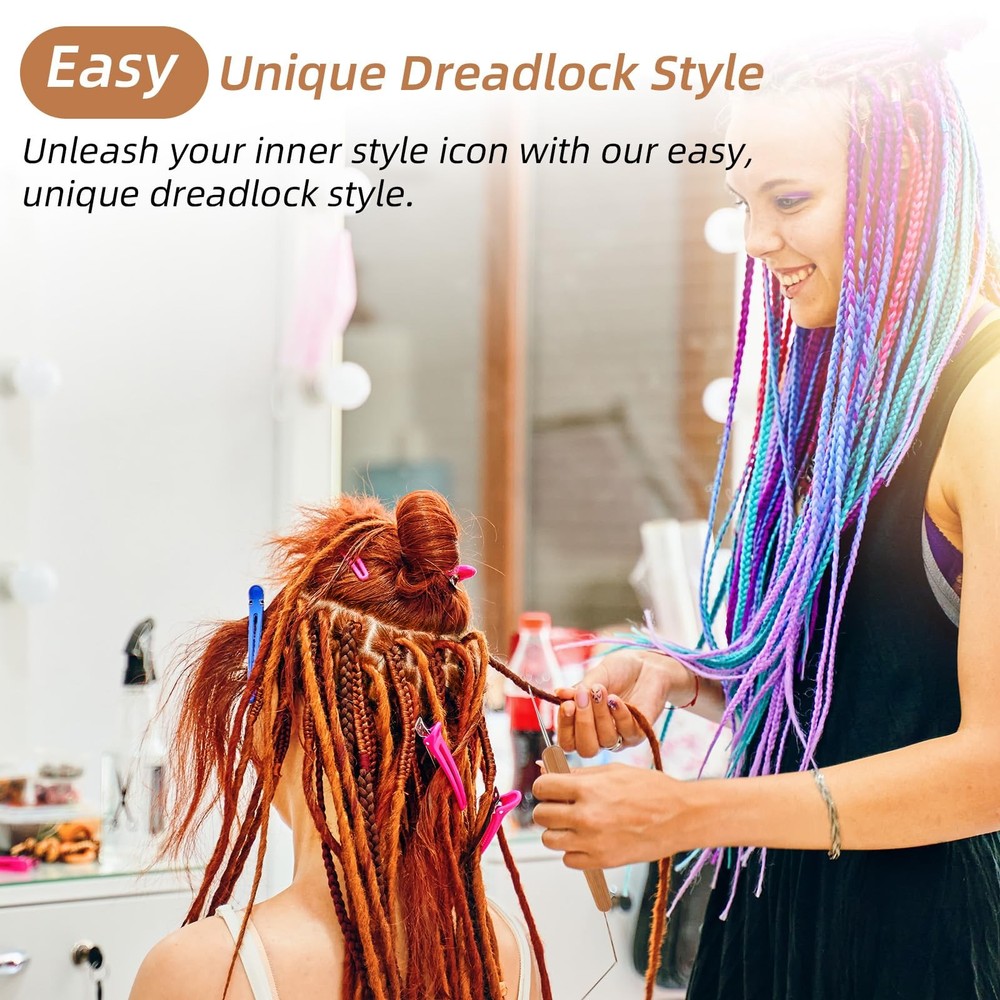 Dreadlock Crochet Hooks for Hair,Interlocking Tool Braid Craft Hook Accesories