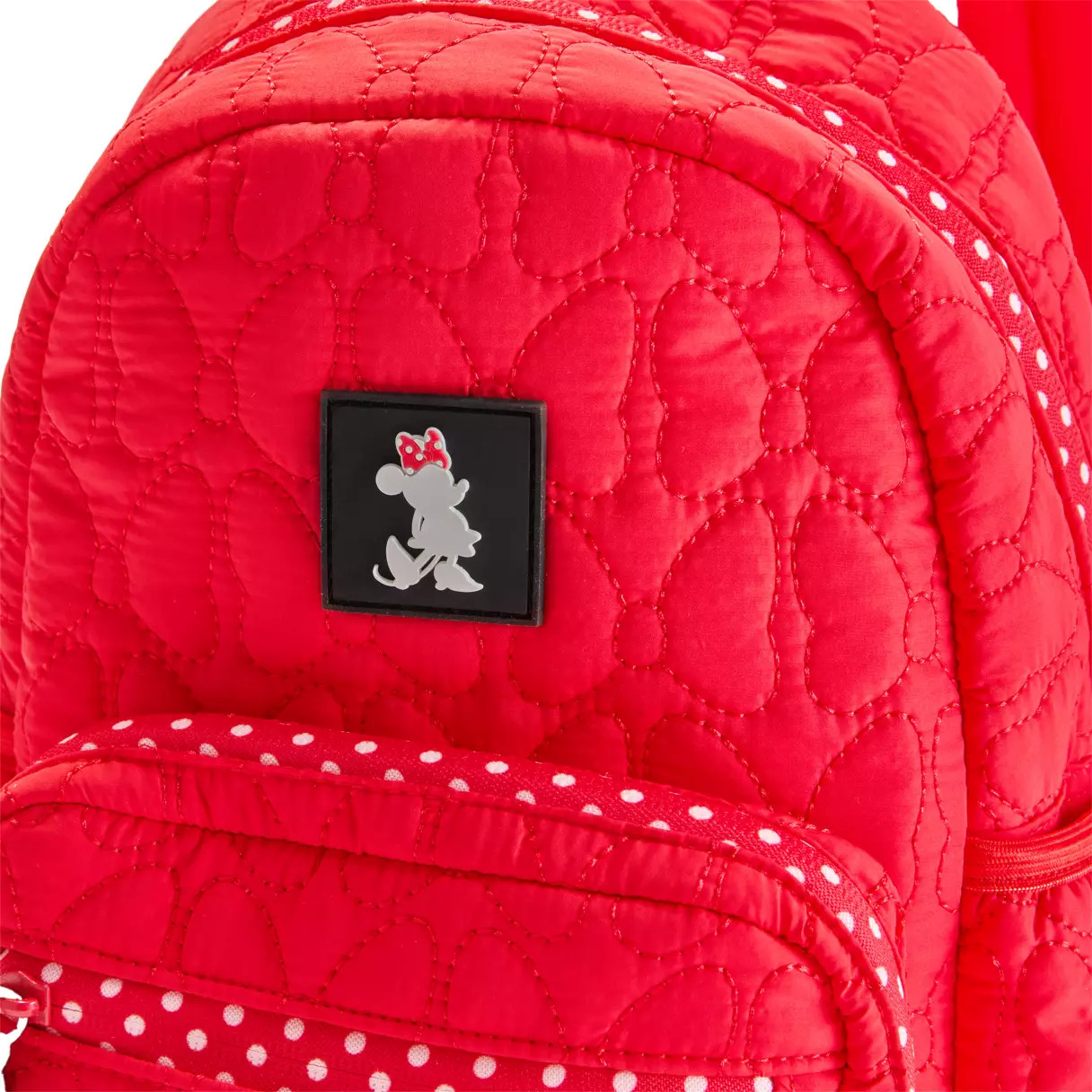 New Disney Parks Minnie Mouse Red Quilted Bow Mini Backpack