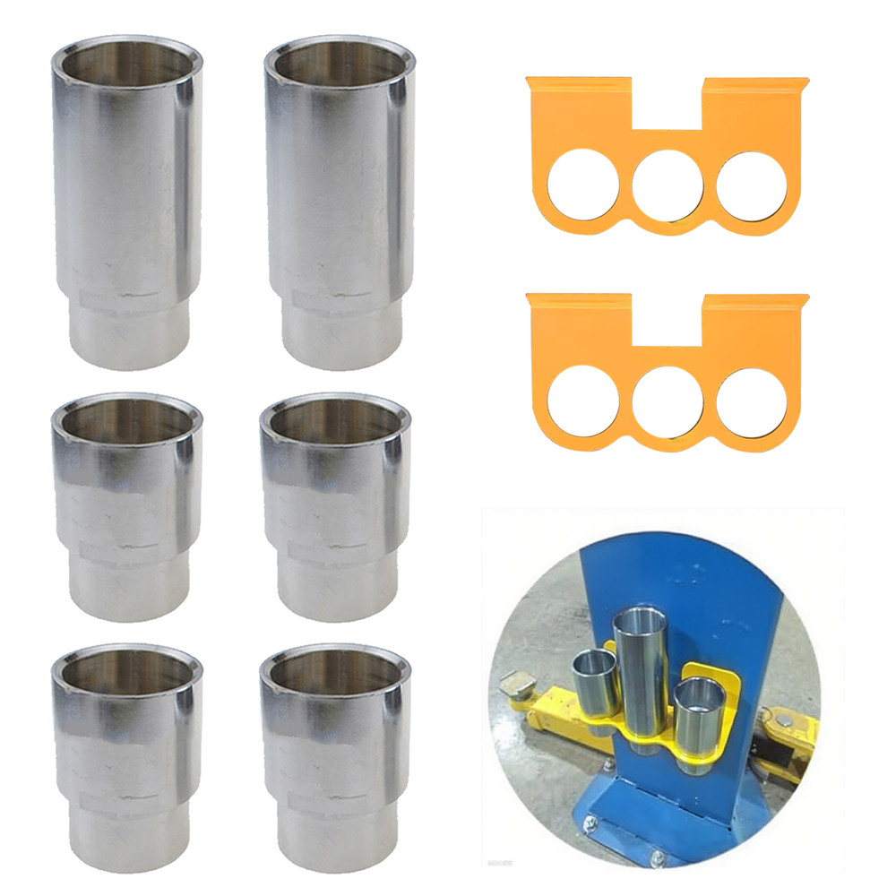 Motooltech 6Pcs Stack Truck Adapter Kit Replacement for Challenger Lift 3" 6"