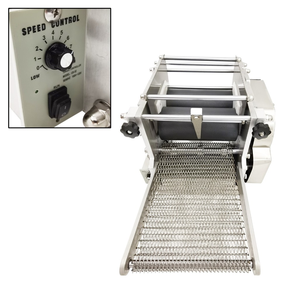 110V 7.1" Commercial Corn Tortilla Making Machine Corn Maker Dough Roller