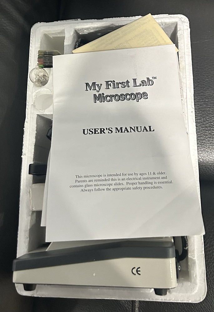 My First Lab Microscope With 14 Prepared Slides + Extra Slides MFL-02