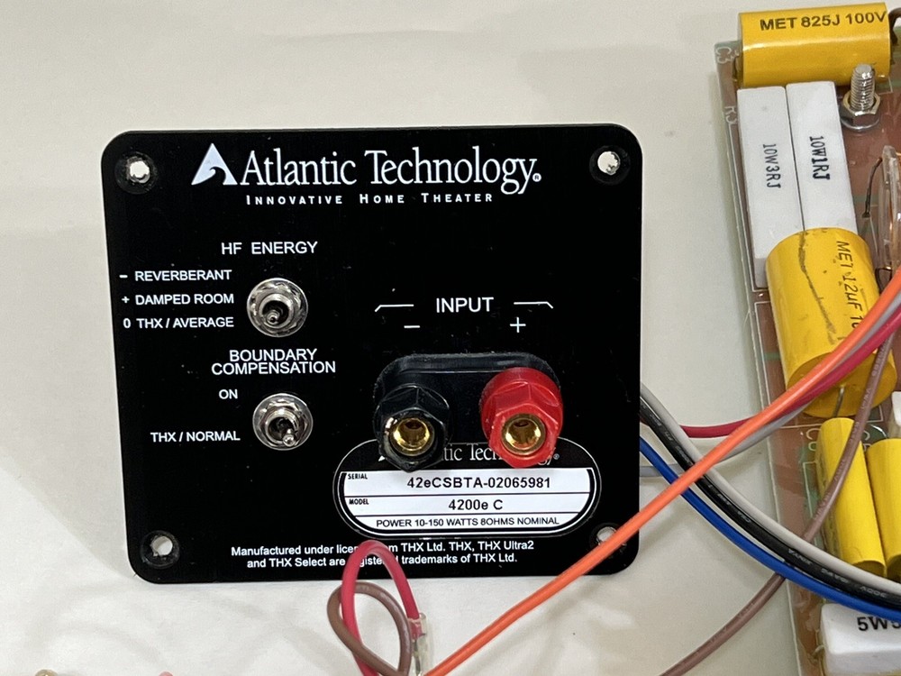 Atlantic Technology 4200e C Speakers + Crossover