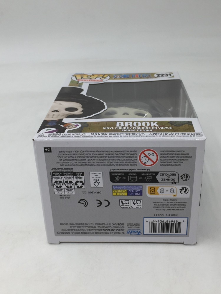 Funko Pop! One Piece Brook #2231 Refresh With Pop Protector