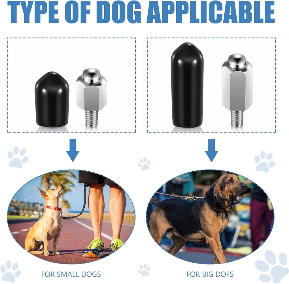 12 Pcs Replacement Contact Points for Dog Training Collars (6 Pairs)