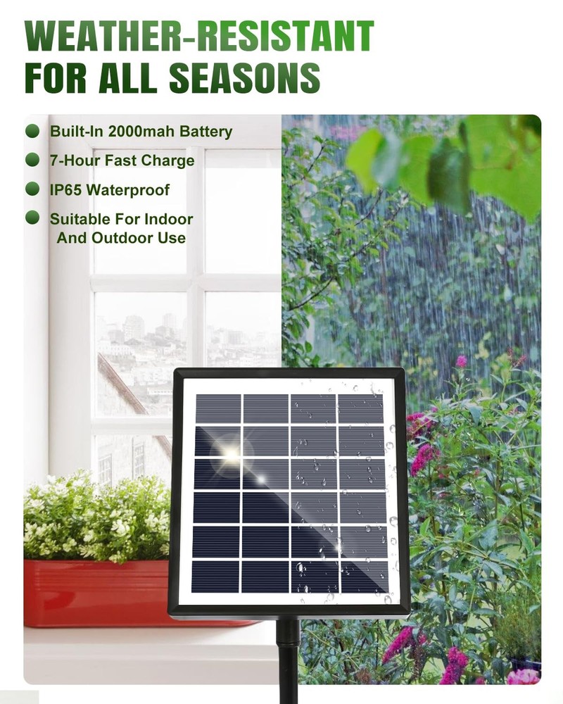 Solar Automatic Watering Kit for Plant,Automatic Drip Watering System with Timer
