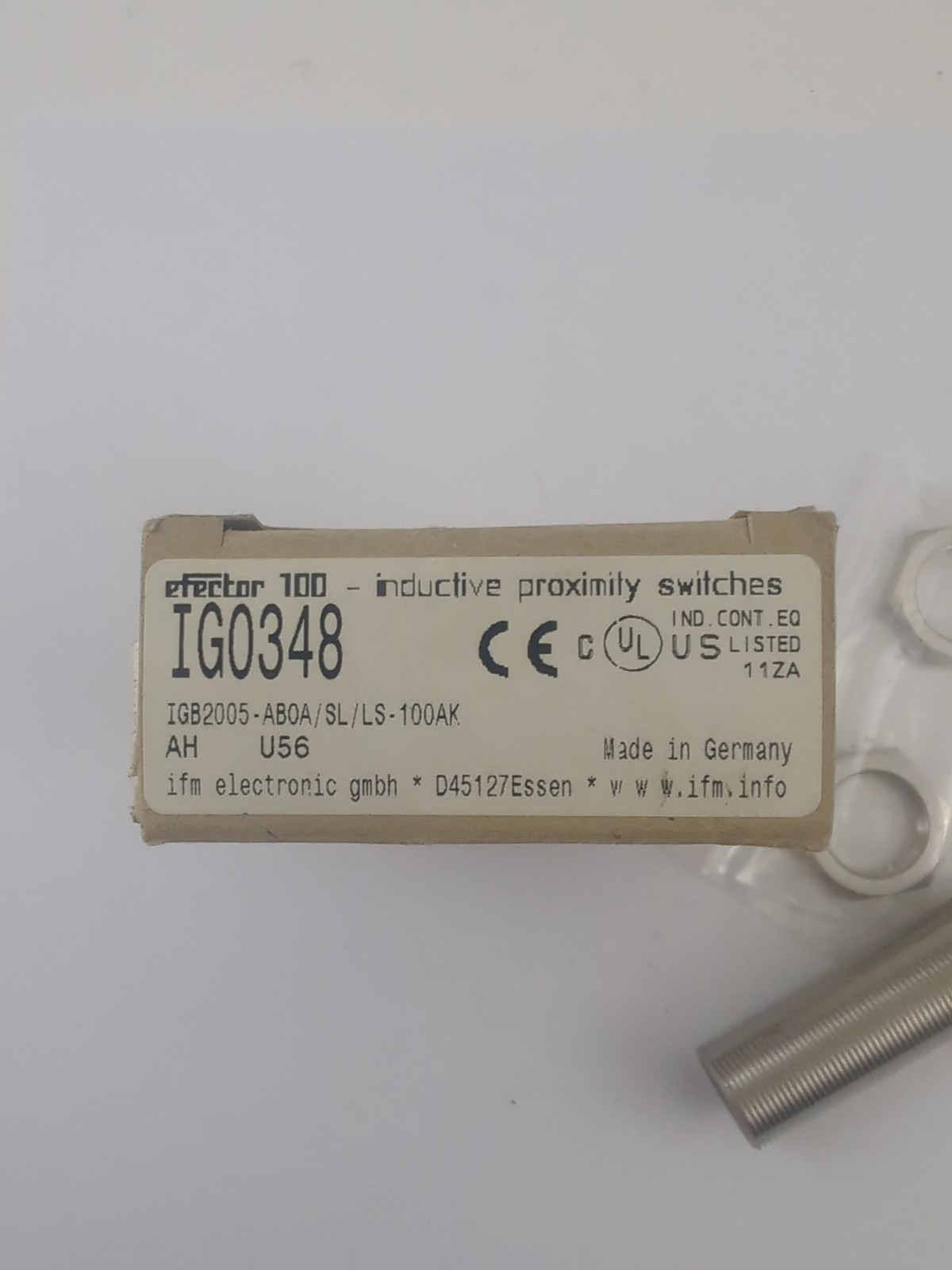 IFM Efector IG0348 Inductive Proximity Sensor