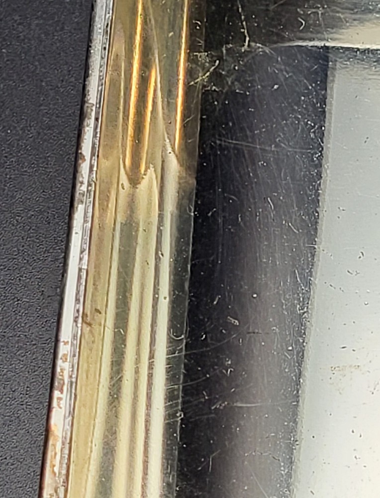 Vintage Silver Plated Lidded Cigarette Box Leaf Pattern 3.5"