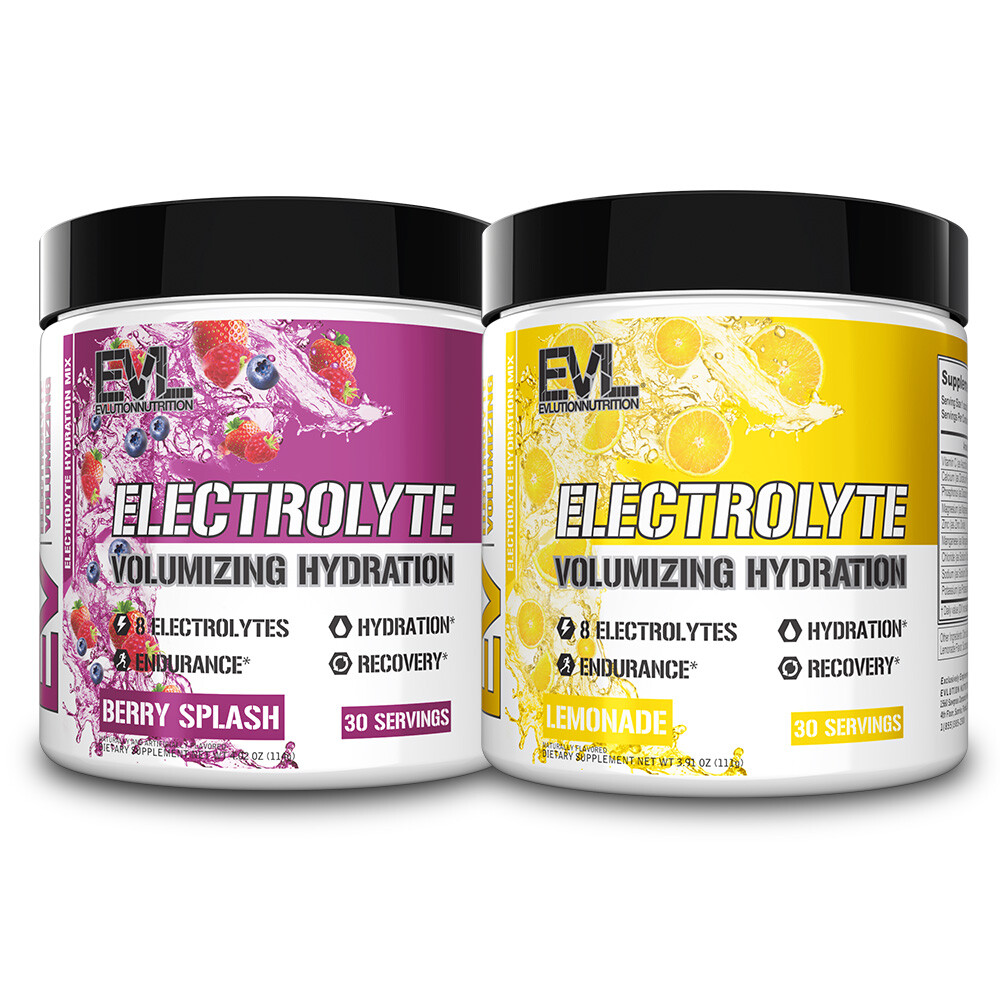 Evlution Nutrition EV Electrolyte - Hydration - 30 Servings - All Flavors
