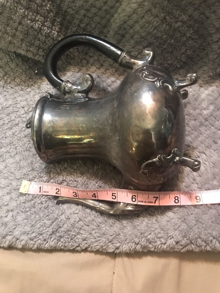 Silverplated Sheffield Silver Company Footed Pitcher Rare!