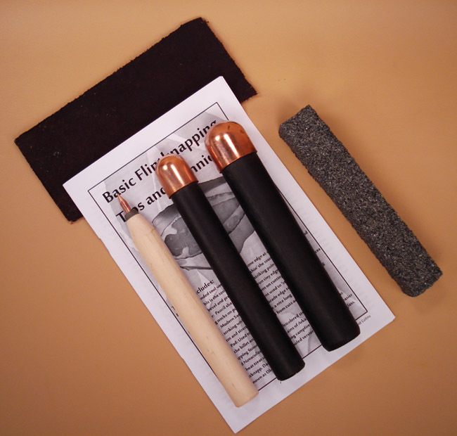Copper Knappers Bundle Pack - Tools for Flint Knapping Arrowheads and Blades