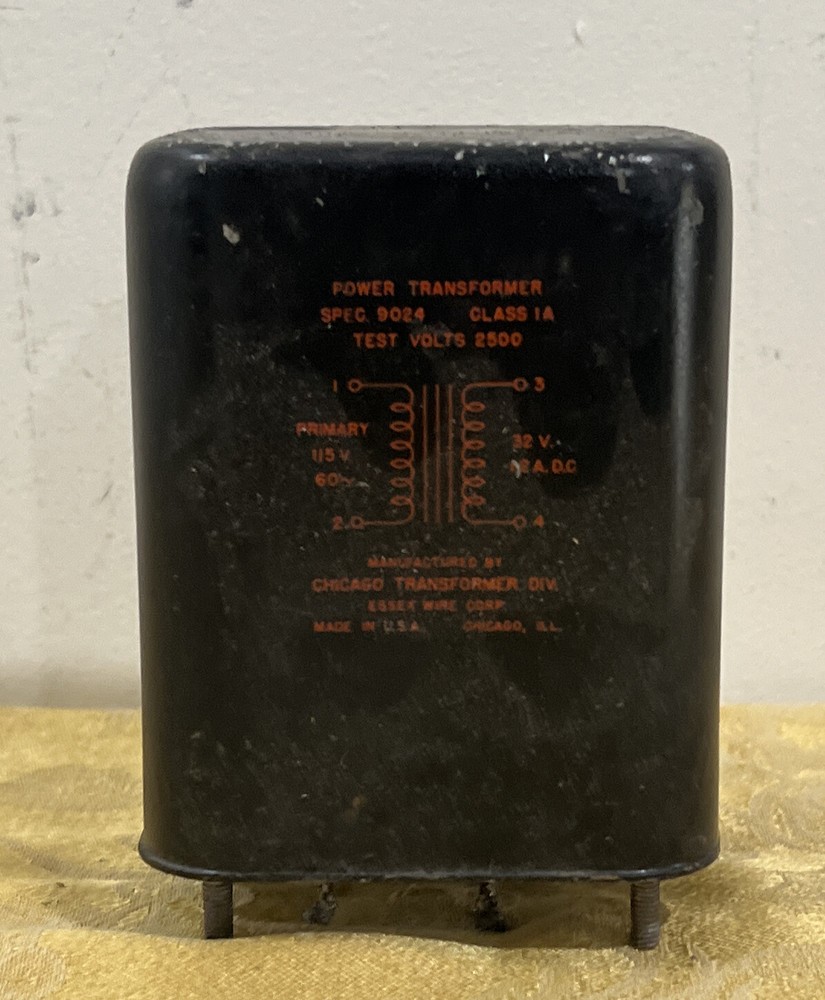 Chicago Spec 9024 Class 1A Power Transformer
