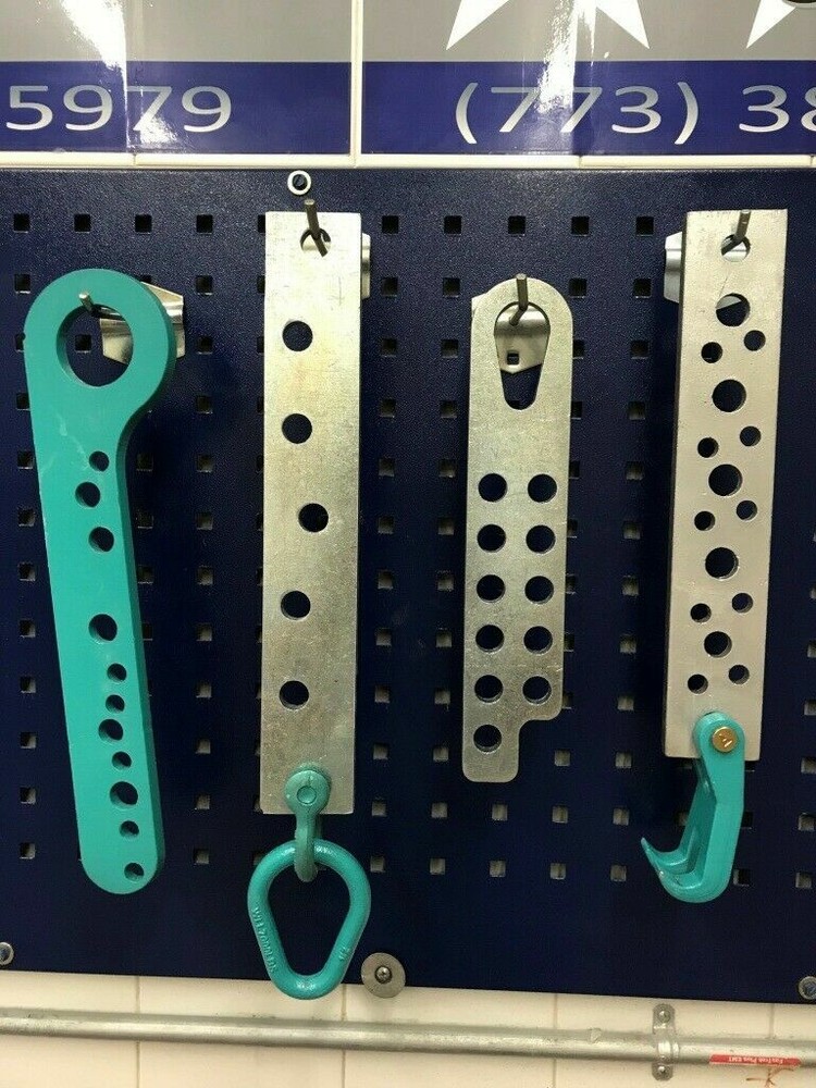 SET#28 Multi Hole Pull Plates Draw Bar Set Claw Auto body frame machine tool