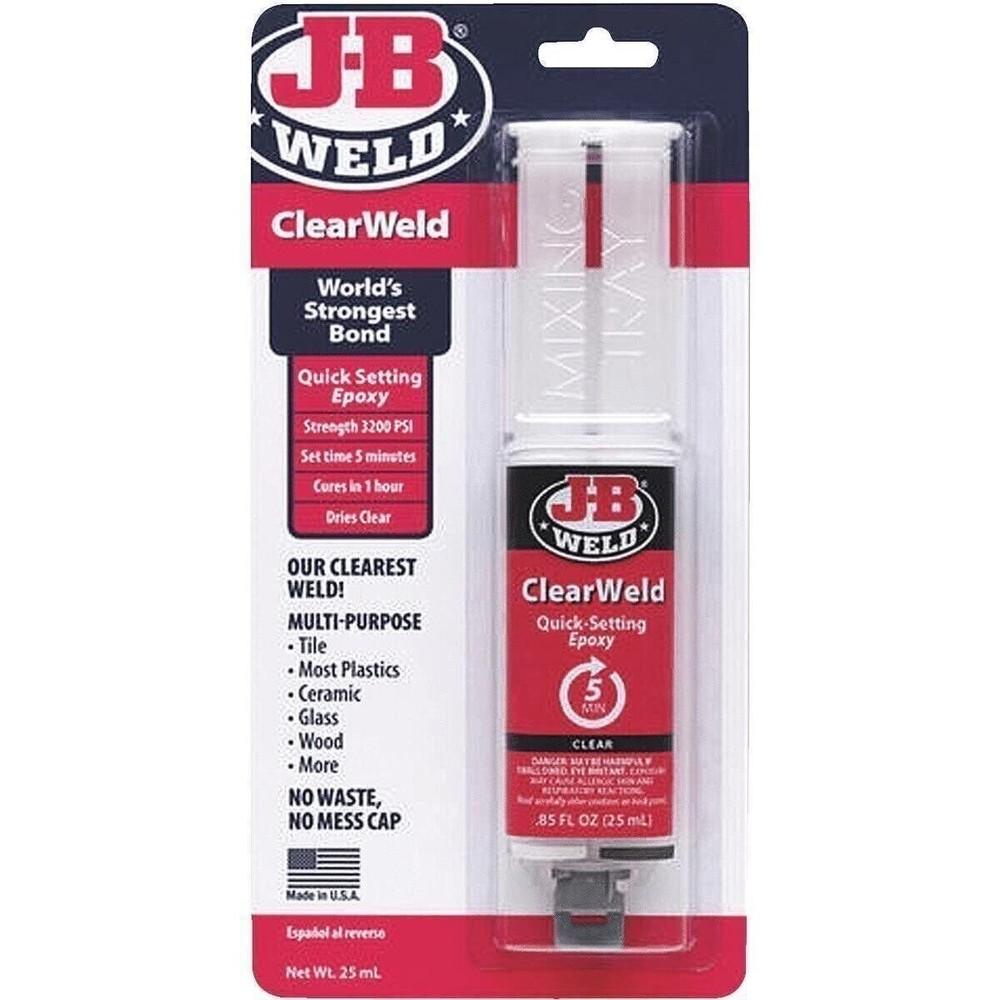JB Weld Clear Weld Epoxy