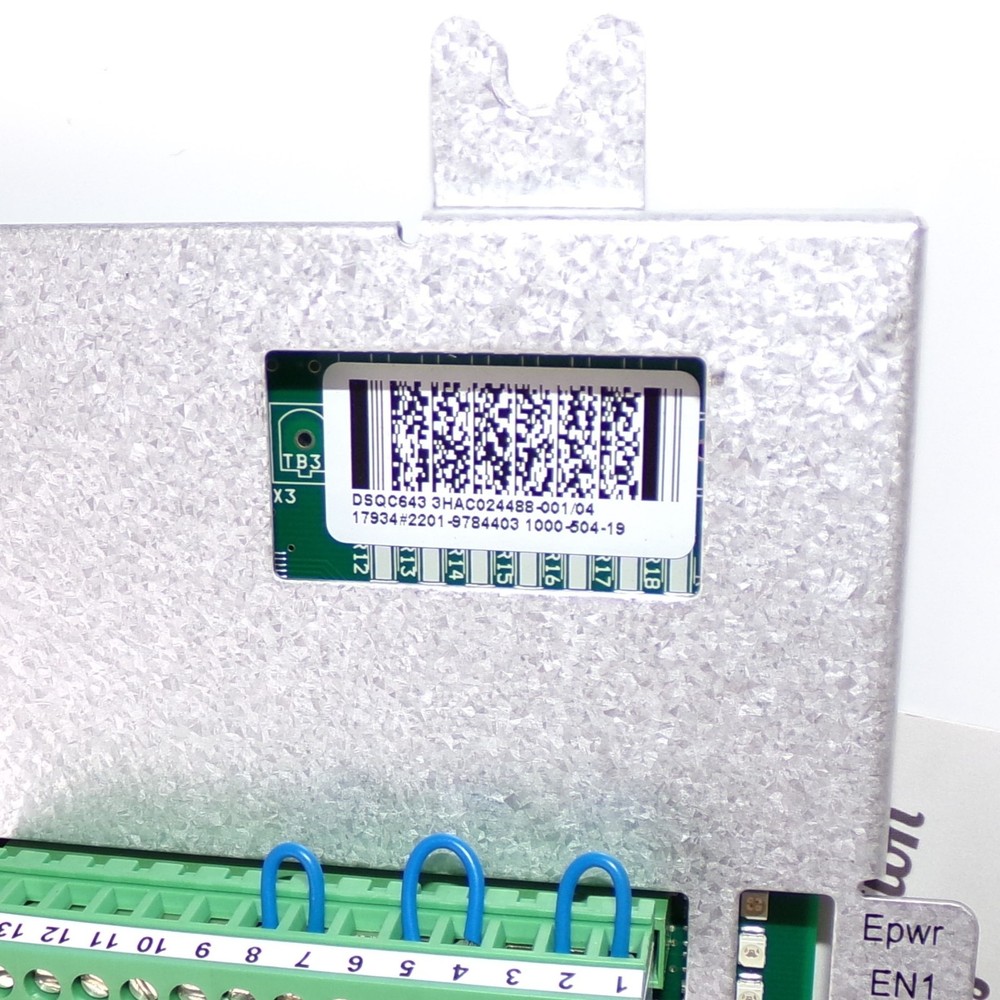 ABB Robotics IRC5 Controller Panel Board DSQC643 (3HAC024488-001)