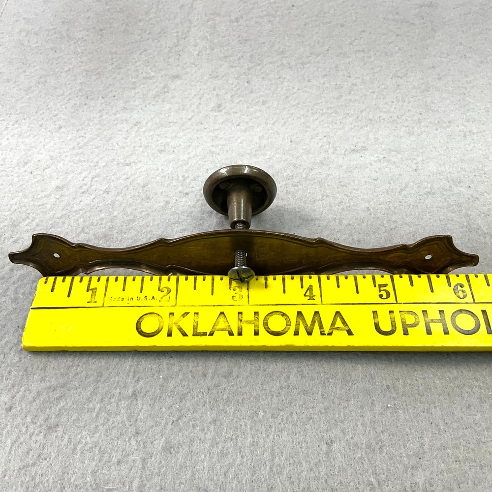 Vintage Brass Drawer Pulls & Knobs 3 Sets + One Back Plate Cabinet Dresser