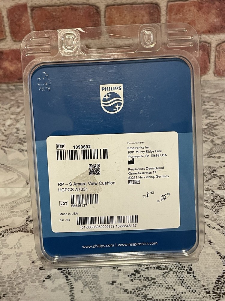 New Philips Respironics Amara View Face cushion, Size Small