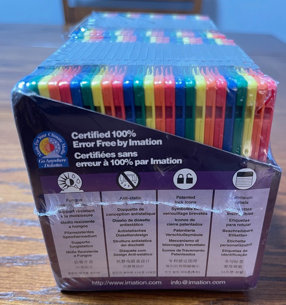 50 Count Imation 2HD Floppy Disks