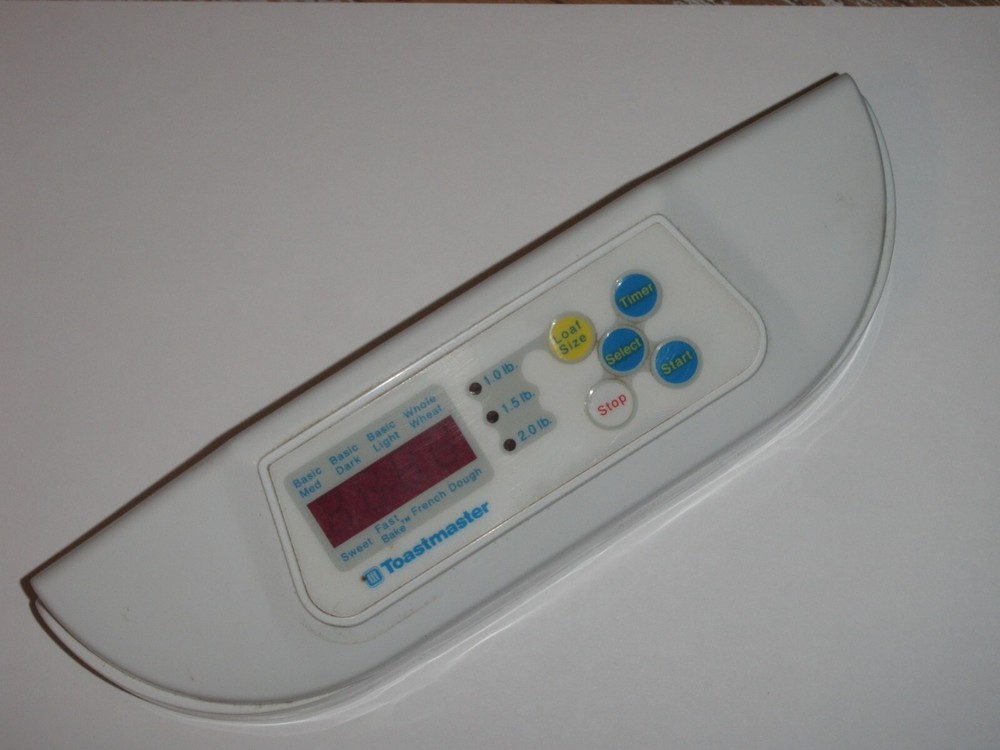 Electronic Control Panel for Toastmaster Bread Box Breadmaker Model 1148X