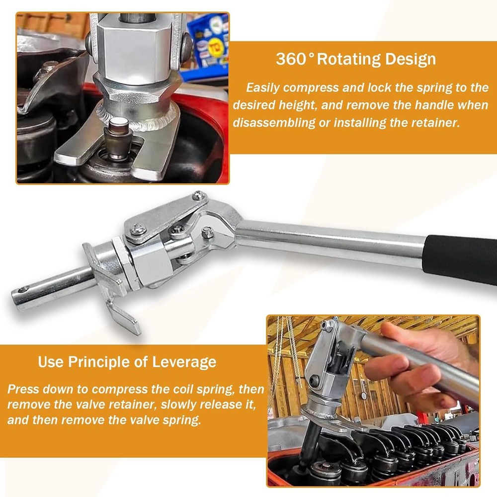 66784 Stud Mount Valve Spring Compressor Tool For all 3/8" & 7/16" Rocker Studs