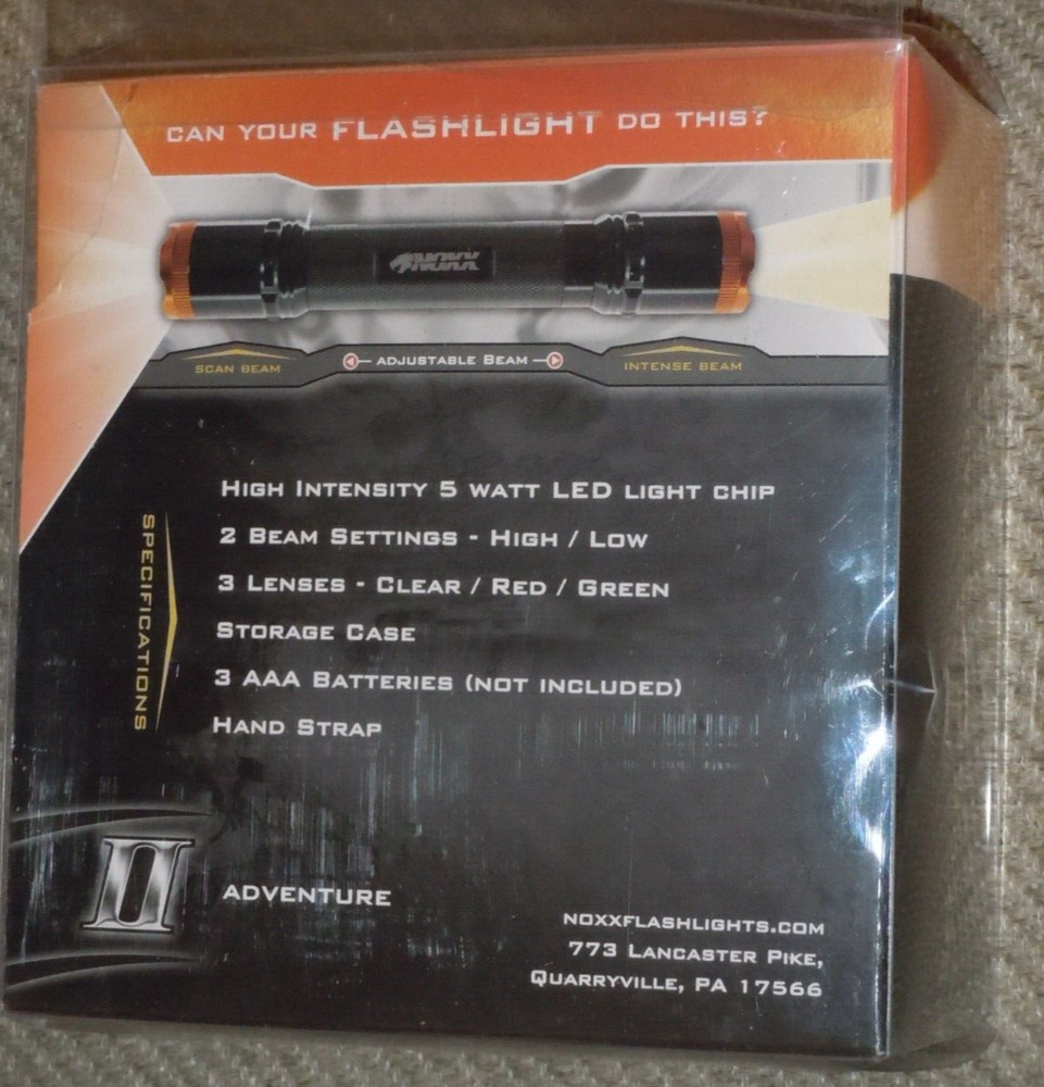 NOXX Adventure II Flashlight